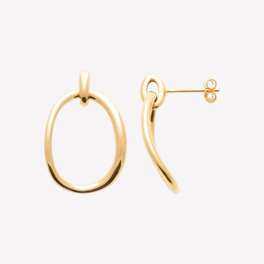 Smeraldo Hängende Ohrringe gold