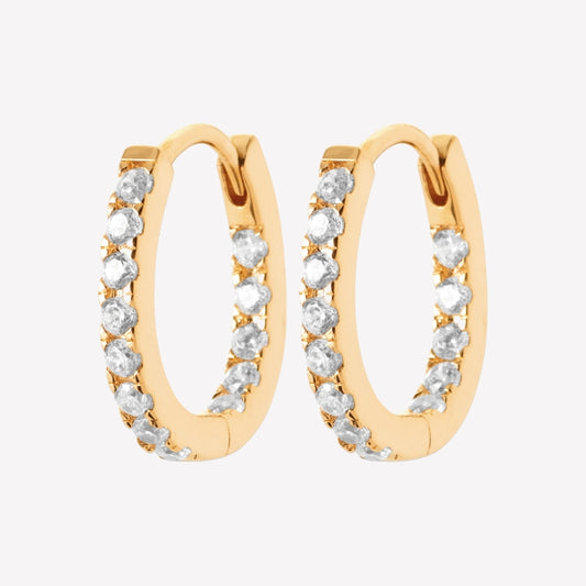 Smeraldo Hängende Ohrringe gold