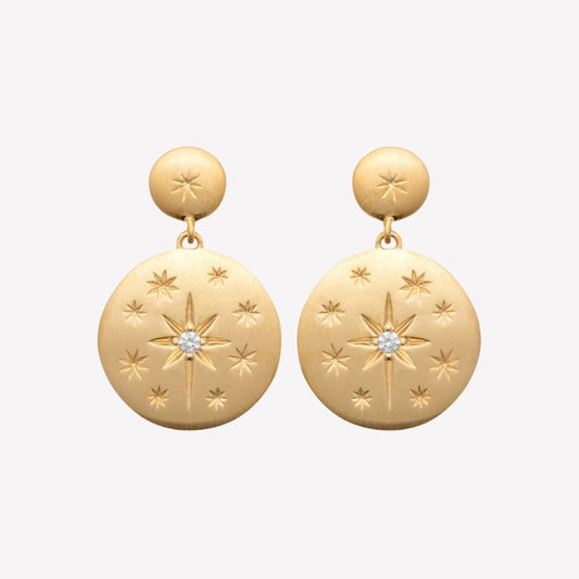 Smeraldo Hängende Ohrringe gold