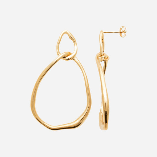 Smeraldo Hängende Ohrringe gold