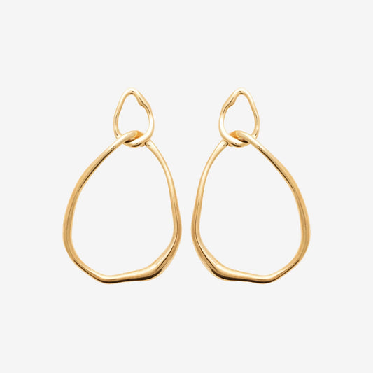 Smeraldo Hängende Ohrringe gold