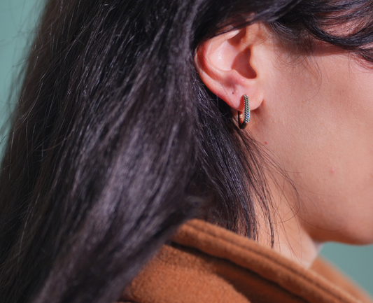 Smeraldo Kreolen Ohrringe gold