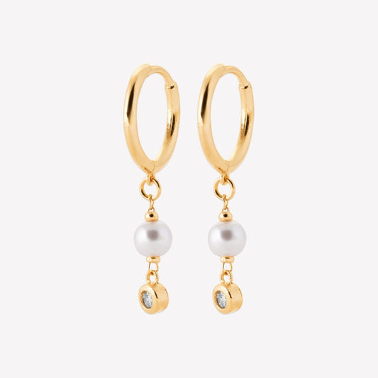 Smeraldo Kreolen Ohrringe gold