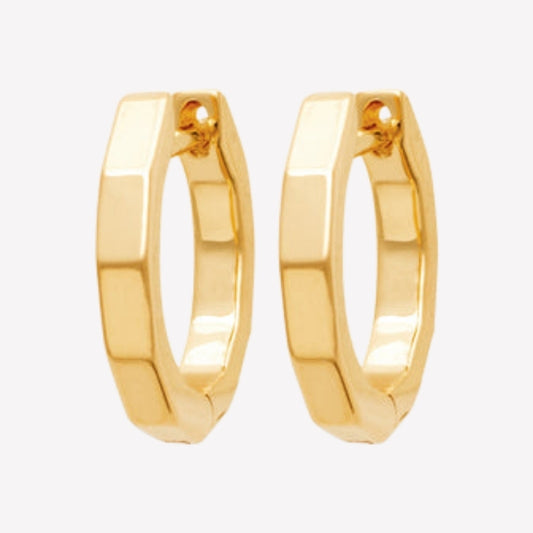 Smeraldo Kreolen Ohrringe gold