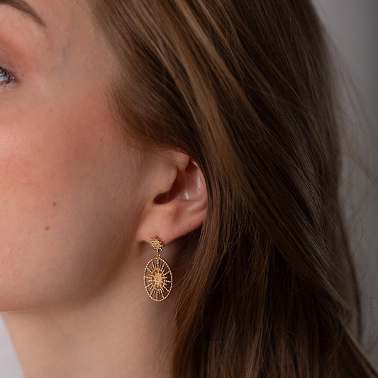 Smeraldo Ohrstecker Ohrringe gold