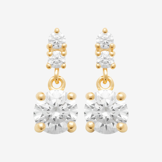 Smeraldo Ohrstecker Ohrringe gold