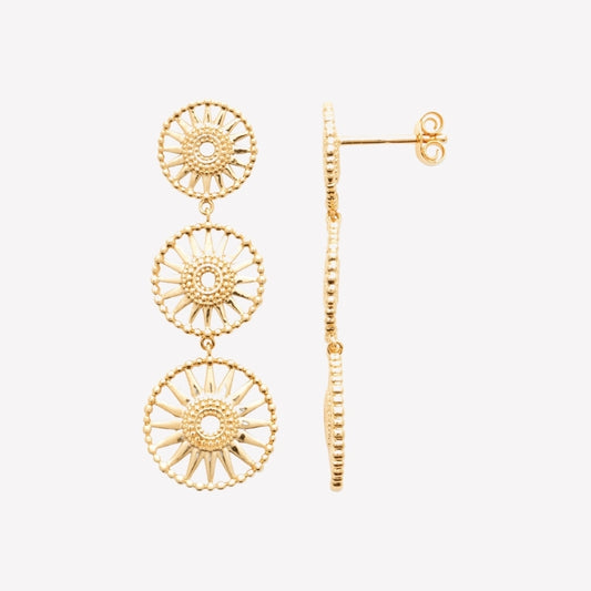 Smeraldo Ohrstecker Ohrringe gold