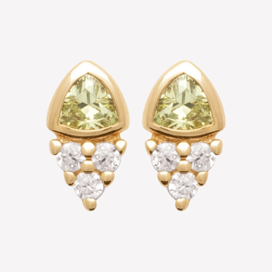 Smeraldo Ohrstecker Ohrringe gold