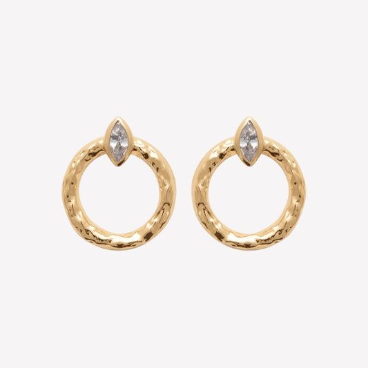 Smeraldo Ohrstecker Ohrringe gold