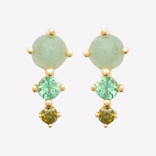 Smeraldo Ohrstecker Ohrringe gold