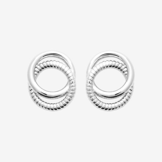 Smeraldo Ohrstecker Ohrringe silber