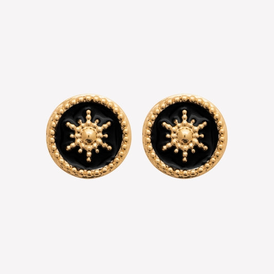 Smeraldo Ohrstecker Ohrringe schwarz