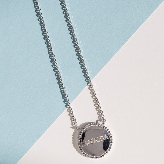 Smeraldo Kette silber