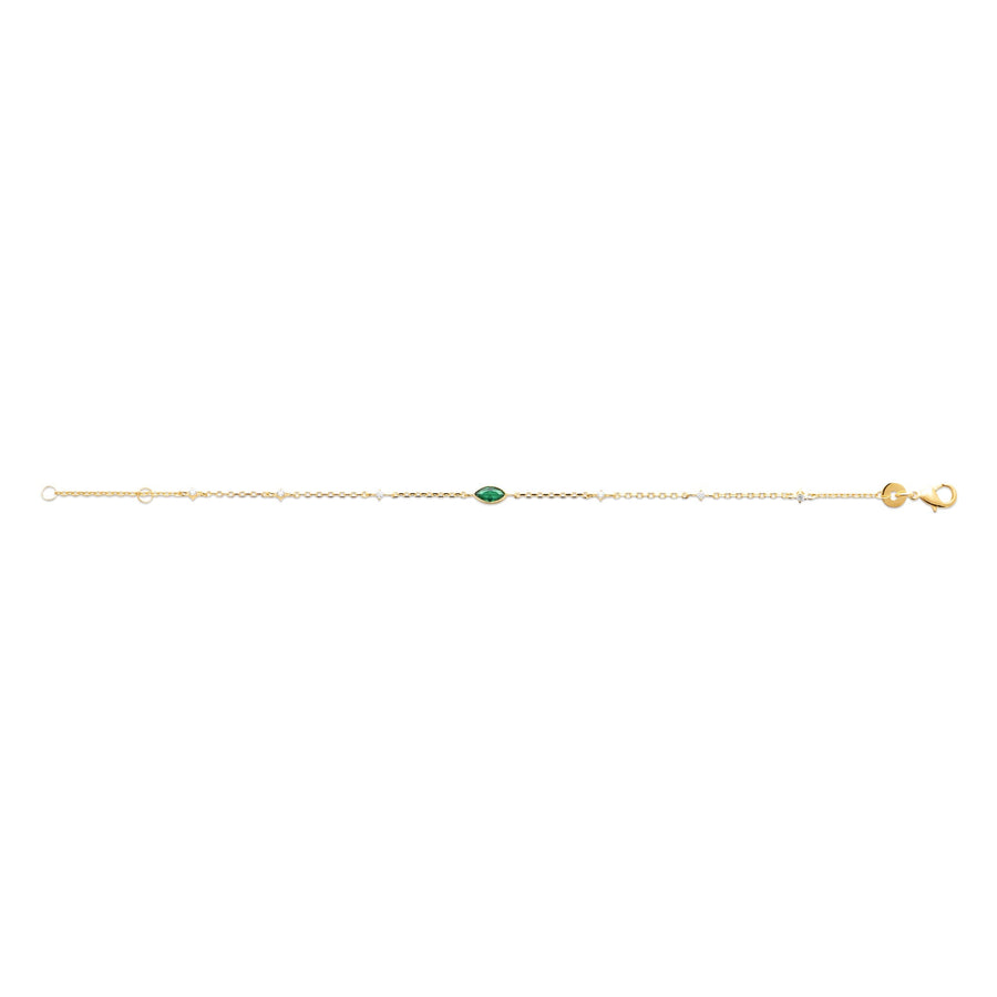 Smeraldo Armbänder Armkette Serafina gold