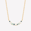 Smeraldo Kette gold/blau