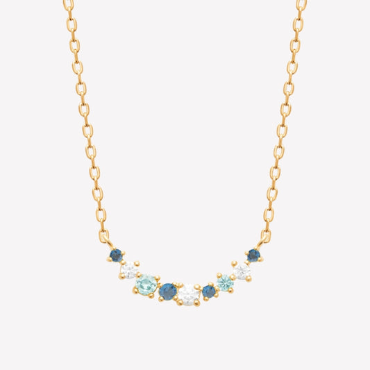 Smeraldo Kette gold/blau