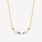 Smeraldo Kette gold/blau