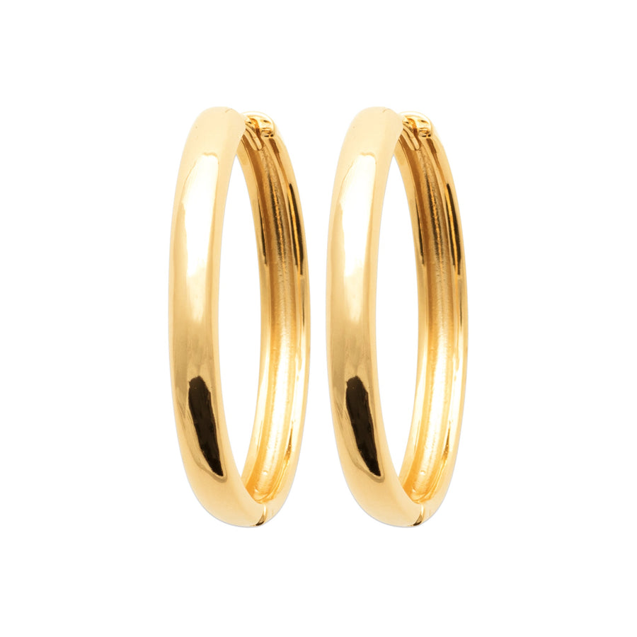 Smeraldo Kreolen Ohrringe Kreole Micaela gold