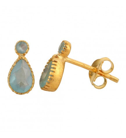 Liz Richard Ohrstecker Ohrringe Ohrstecker Perugia blau
