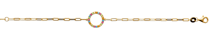 Smeraldo Armbänder Armkette Multicolore gold gold