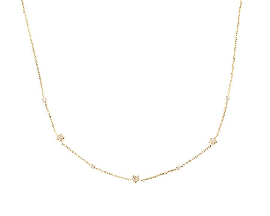 Smeraldo Kette Kette Stellina gold