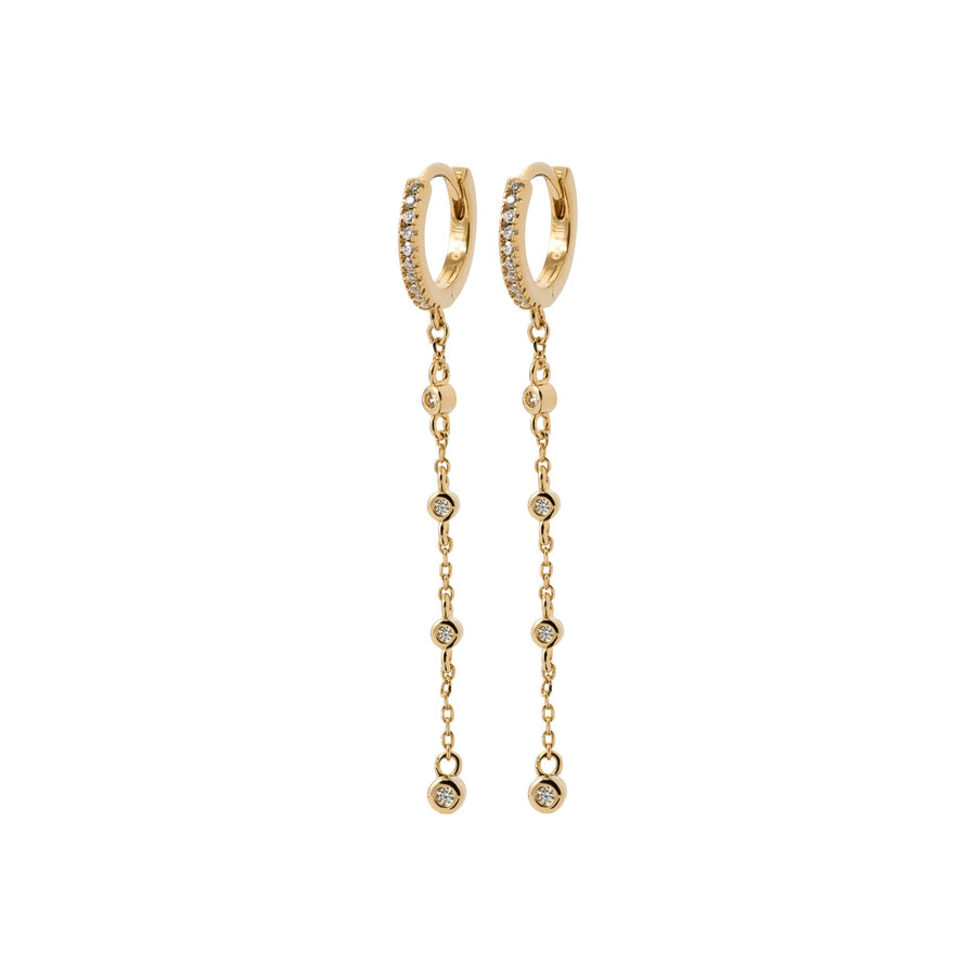 Smeraldo Kreolen Ohrringe Kreole Barletta klein gold