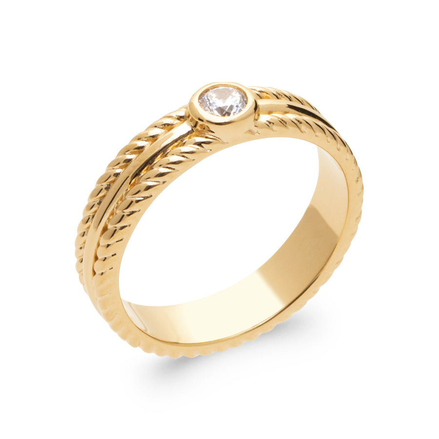 Smeraldo Ringe Ring Strozzi gold