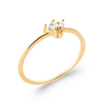 Smeraldo Ringe Ring Adorata gold