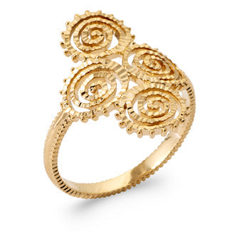 Smeraldo Ringe Ring Bergamo gold
